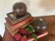 Pair Of Antique Lignum Vitae Bowls