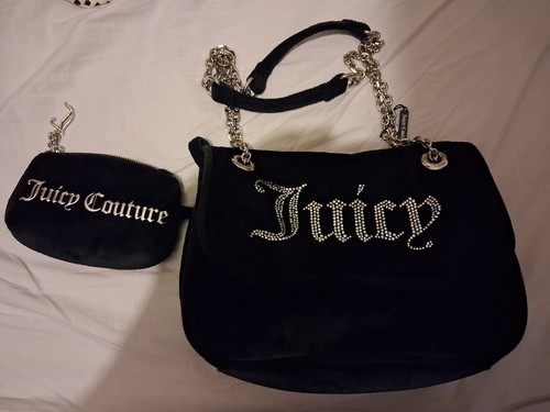 Juicy couture black velour - juicy,