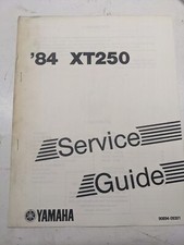 YAMAHA XT250 SERVICE GUIDE