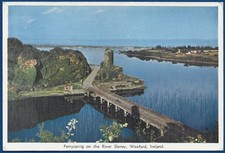 Irish Postcard Ferrycarrig on the River Slaney Waterford Ireland Posted 1967