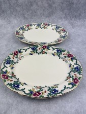 2 Matching Vintage Royal Cauldon “Victoria” Serving Platters
