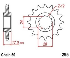  15Z sprocket step 530 for