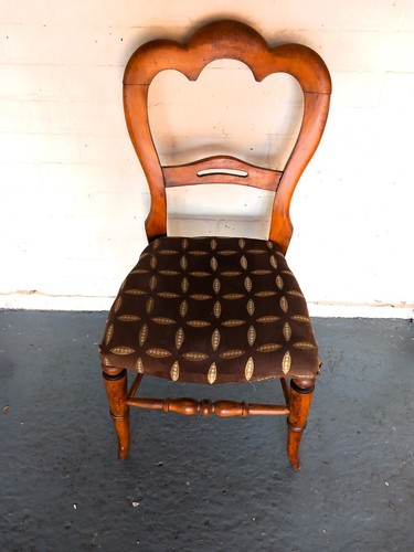 Victorian mahogany balloon - victorian,