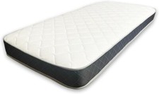 Mattress for Caravan bunk bed Spring and foam Black Wave18cm (182x60x18 cm)