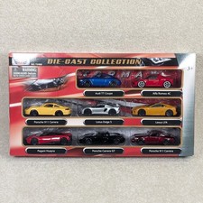 Motor Max Die Cast Collection 8 Pack 1:43 Audi TT, Alfa Romeo 4C, Lexus LFA