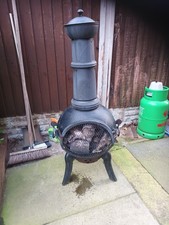 Large Cast Iron Chiminea