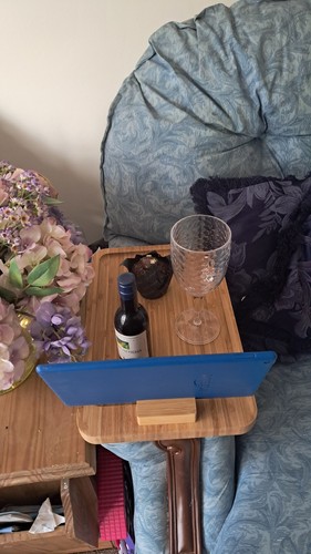 Wooden sofa arm rest - rest, tray