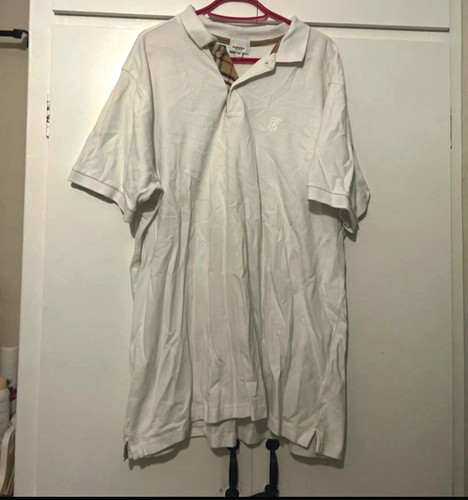 Burberry men white 2xl - burberry,