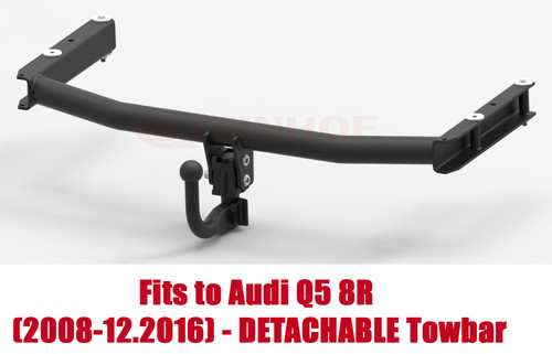 Detachable tow bar - bar, audi