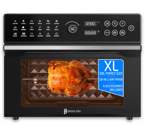 Digital air fryer oven 30l - oven,