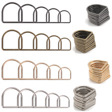 10/20/50pcs Welded D Rings