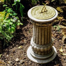 Victorian Style Sundial & Column - Highly Decorative Heavy by DGS Statues 26KGS