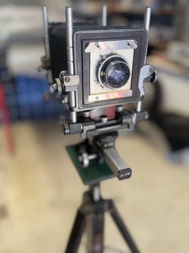 Devere 5x4 plate camera with - camera,