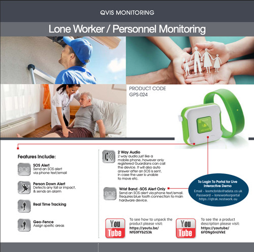 Qvis qtrak lone worker device - lone,