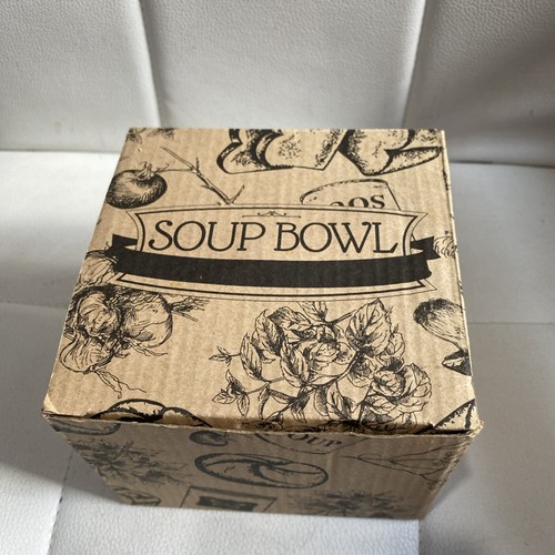 White 350ml lidded soup bowl - ,