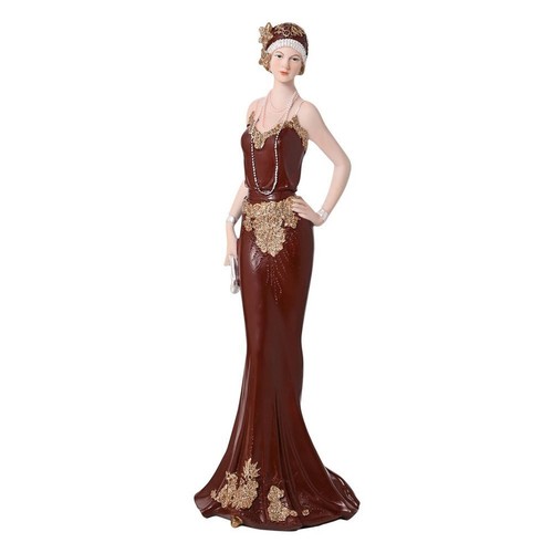 Art deco lady figurine - lady,