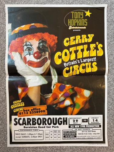 Gerry cottle circus poster - gerry,