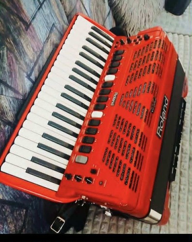 Roland 120 bass accordion - fr-7,