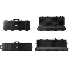 VEVOR Rifle Hard Case 42" 50" Rifle Case with 3 Layers Fully-protective Foams