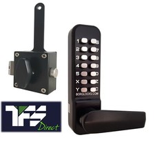 BORG BL4409ECP -  Marine Grade Single Sided Code Lock, Slam Latch