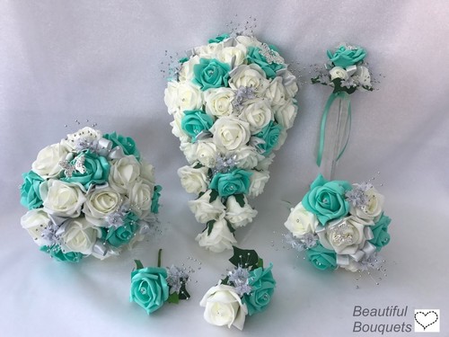 Wedding flowers ivory rose - flowers,