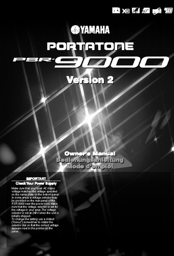 Yamaha psr 9000 - yamaha, version