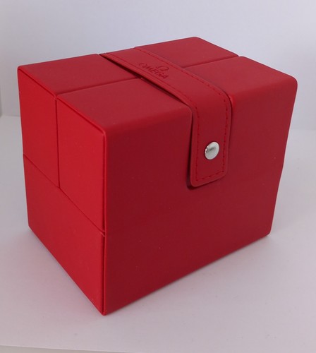 Genuine omega red faux leather - faux,