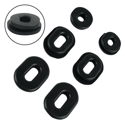 12pcs rubber grommet single - rubber,