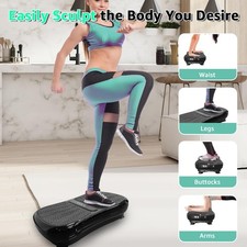 Pro-Grade Vibration Machine 150kg Capacity - 99 Modes for Fat Burn & Relaxation
