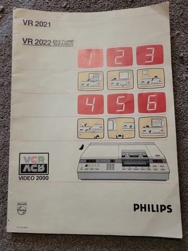 Vintage philips 2021 - 2021, vr