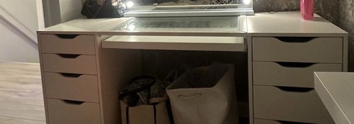 Dressing table with - table, alex