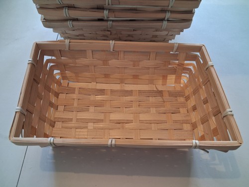 Rectangular bamboo baskets - baskets, x