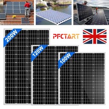 100W 120W 200W Solar Panel 12V