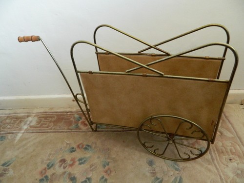 Vintage magazine rack - magazine,