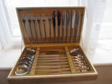 Vintage Viners Studio 24 Piece Canteen of Cutlery by Gerald Benney