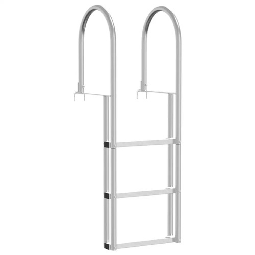 Dock ladder silver aluminum - ladder,
