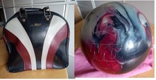 COLUMBIA 300 WD BOWLING BALL WITH AMF BAG USBC APPROVED - Made in USA