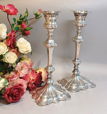 Antique Silver plated Candle