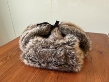 Fur Ushanka Winter Hat Warm