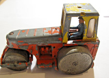 Vintage DINKY TOYS 279. AVELING BARFORD DIESEL ROAD ROLLER. Orange.