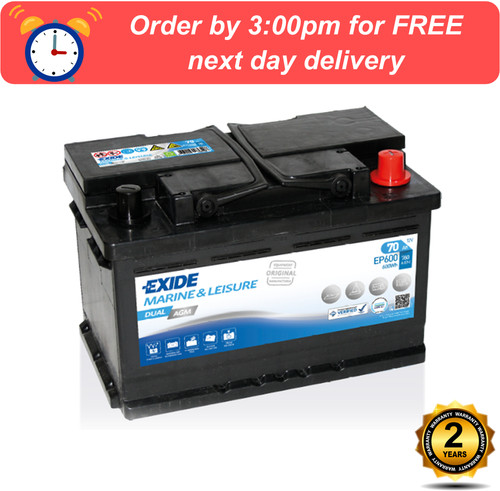 Exide ep600 dual agm leisure - exide,