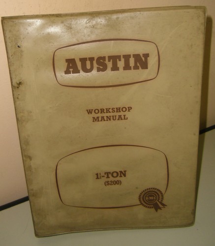 Workshop manual austin 30 - workshop, fg