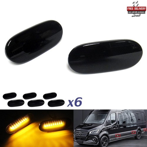Black led side marker - black,