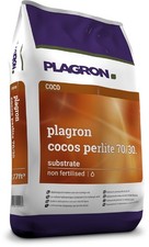 Plagron Cocos Perlite 70/30 Mix 50 Litres, Cocos Potting Soil Mixed with Perlite