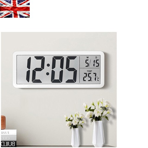 Minimalist lcd wall - 8'', clock