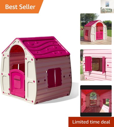Delightful plastic playhouse - delightful,