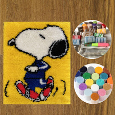 DIY Snoopy Cartoon Latch Hook