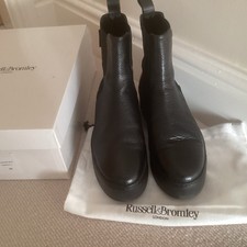 Russell and Bromley Park Way Flatform Chelsea Black Boots, UK  39 (6)