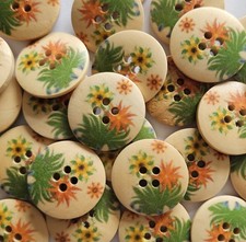 25mm x 5 Large Flowers Print