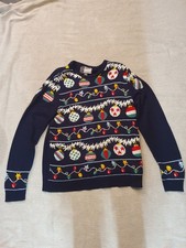 Mens Xmas Jumper Size Large (Cederwood State)